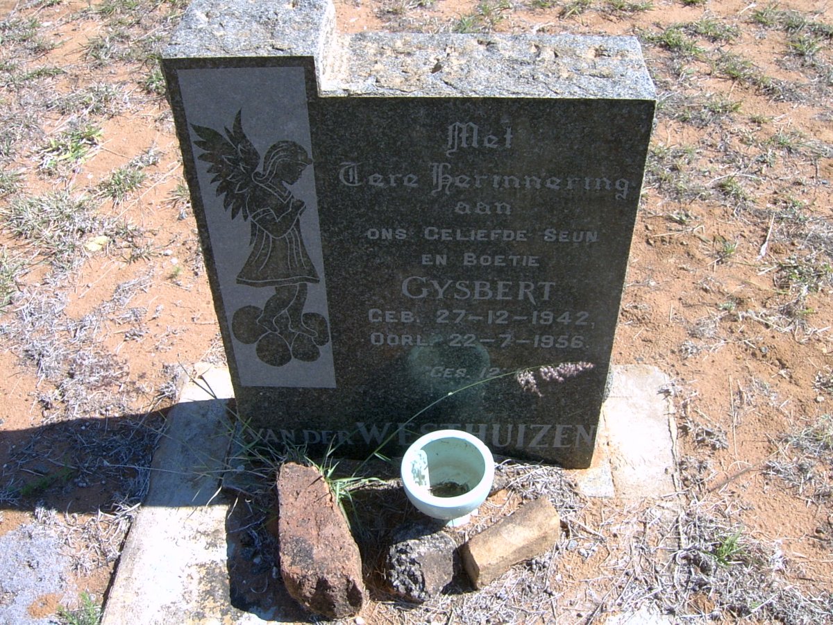 WESTHUIZEN Gysbert, van der 1942-1956