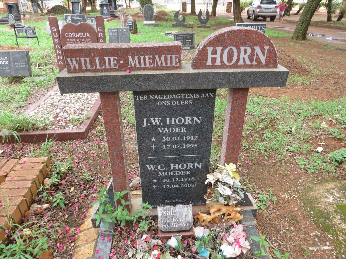 HORN J.W. 1912-1995 & W.C. 1918-2008