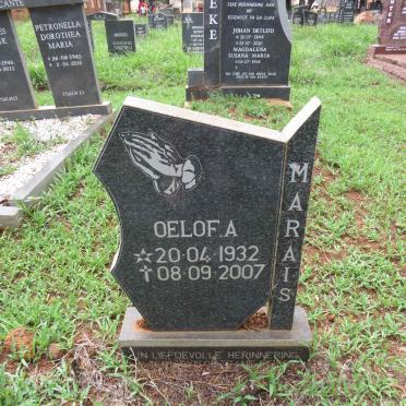 MARAIS Oelof A. 1932-2007