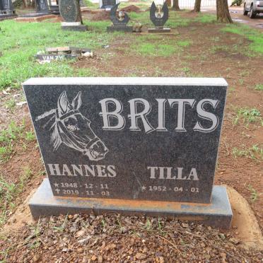BRITS Hannes 1948-2019 & Tilla 1952-