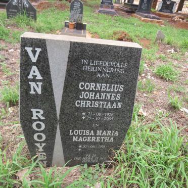 ROOYEN Cornelius Johannes Christiaan, van 1926-2005