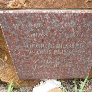 PRINSLOO George Diederik Petrus 1929-2006