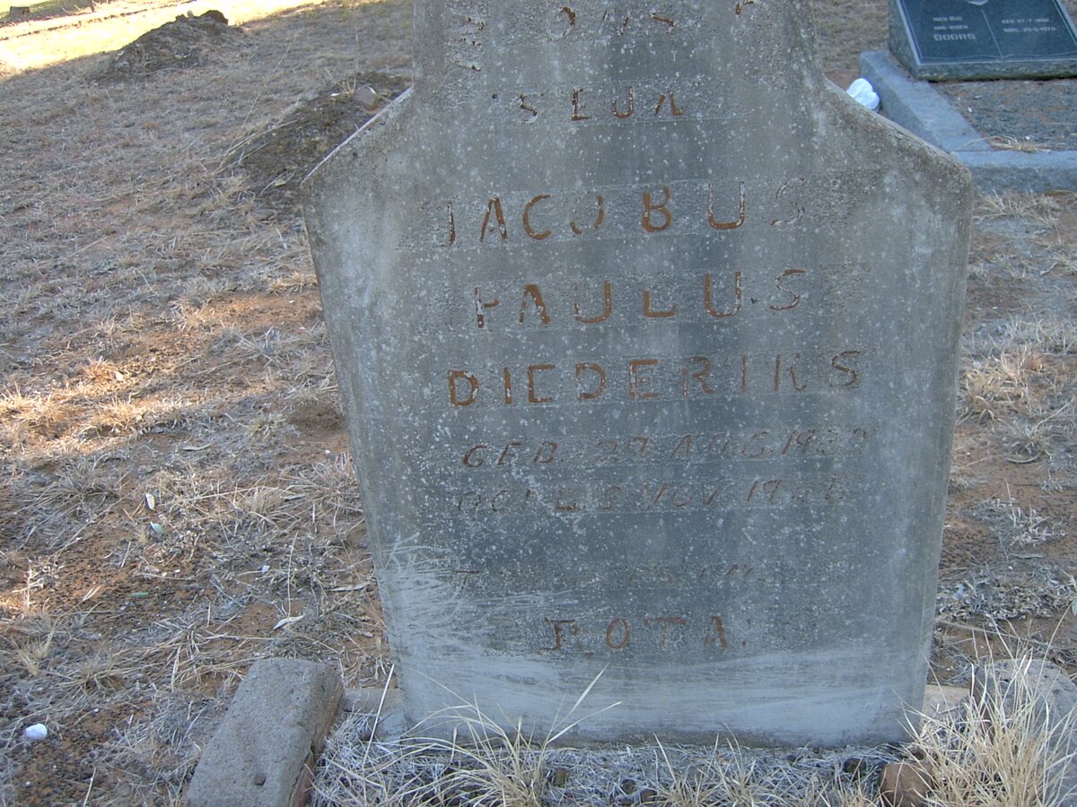 DIEDERIKS Jacobus Paulus 193?-194?