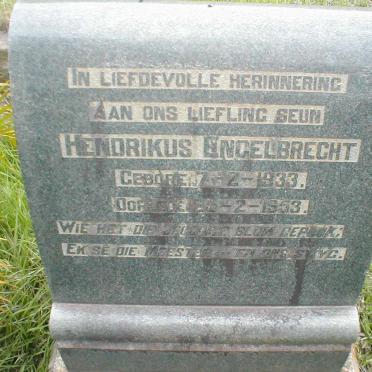 ENGELBRECHT Hendrikus 1933-1953