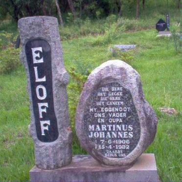 ELOFF Marthinus Johannes 1906-1982