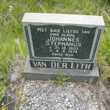LITH Johannes Stephanus, van der 1903-1974