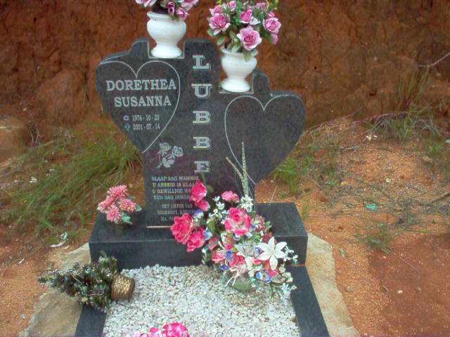 LUBBE Dorethea Susanna 1975-2001