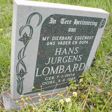 LOMBARD Hans Jurgens 1904-1988