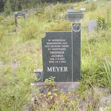 MEYER Frederick Jacobus 1888-1982