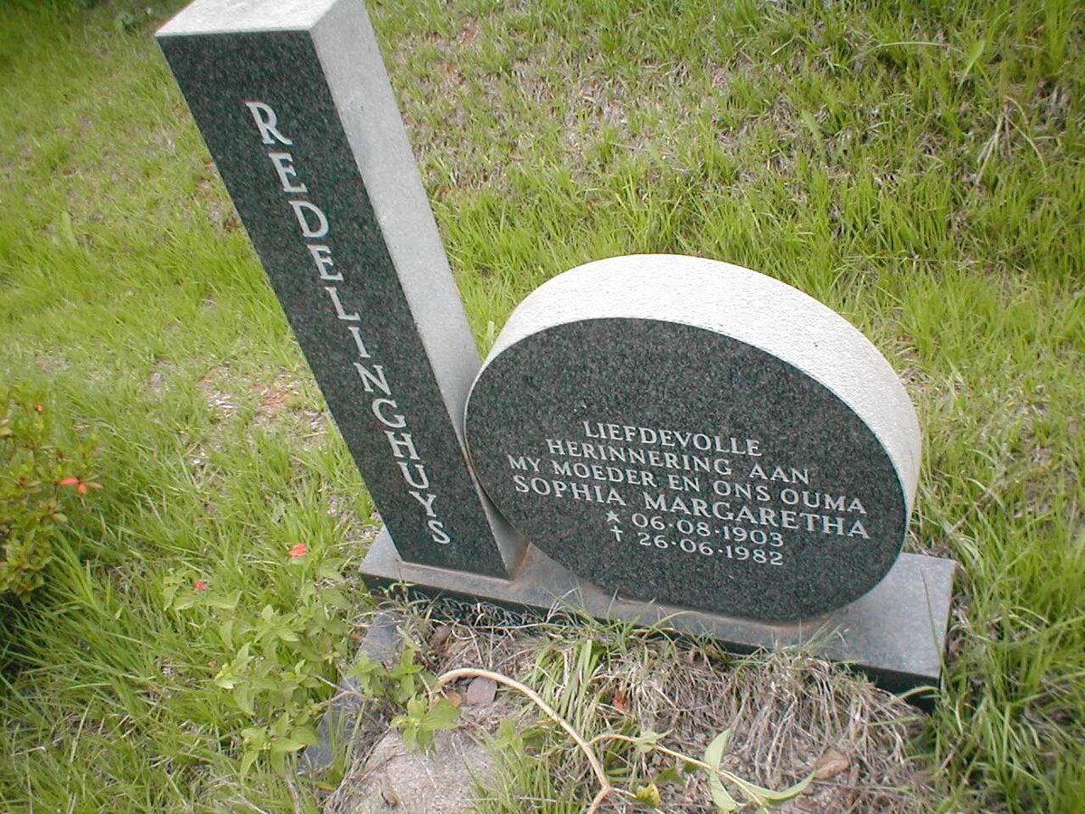 REDELINGHUYS Sophia Margaretha 1903-1982