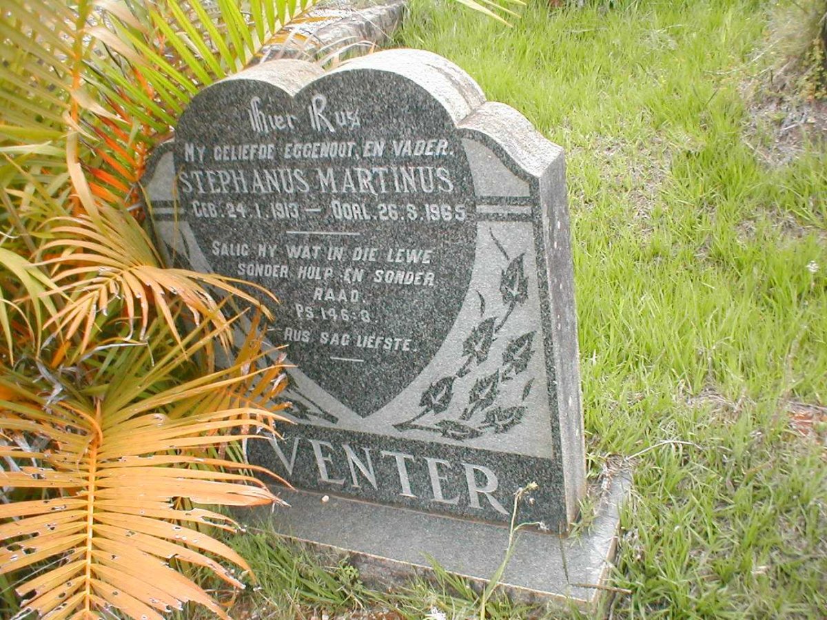 VENTER Stephanus Martinus 1913-1965