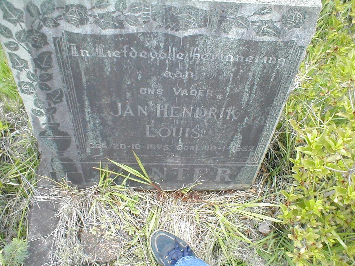 VENTER Jan Hendrik Louis 1875-1957