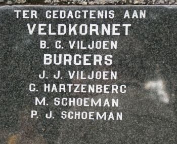 VILJOEN B.C. :: VILJOEN J.J. :: HARTZENBERG G. :: SCHOEMAN M. :: SCHOEMAN P.J.