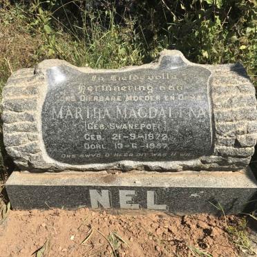 NEL Martha Magdalena nee SWANEPOEL 1872-1957