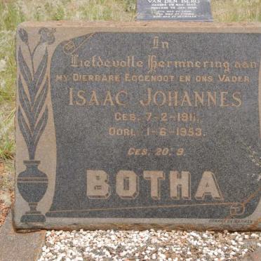 BOTHA Isaac Johannes 1911-1953