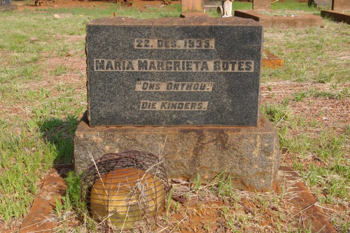 BOTES Maria Magrieta -1935