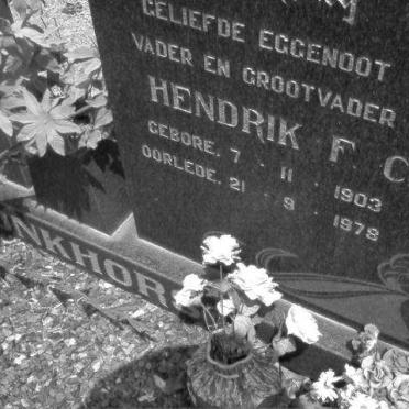 BRONKHORST Hendrik F.C. 1903-1978