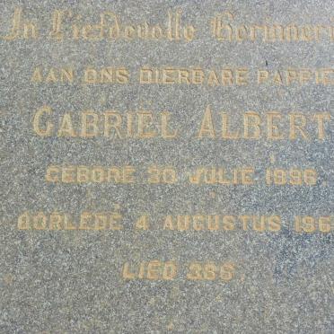COETZEE Gabriel Albert 1896-1966 & Annie M.E. nee VENTER 1902-1961 _2