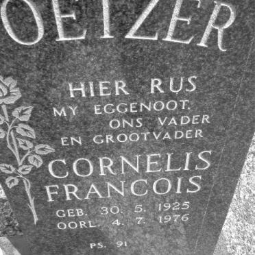 COETZER Cornelis Francois 1925-1976