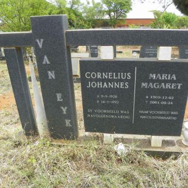 EYK Cornelius Johannes, van 1908-1993 &amp; Maria Magaret 1909-2001