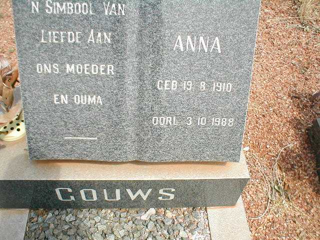 GOUWS Anna 1910-1988