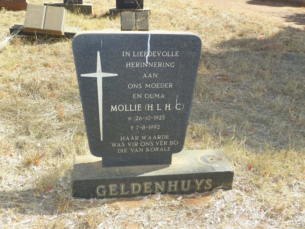 GELDENHUYS H.L.H.C. 1925-1992
