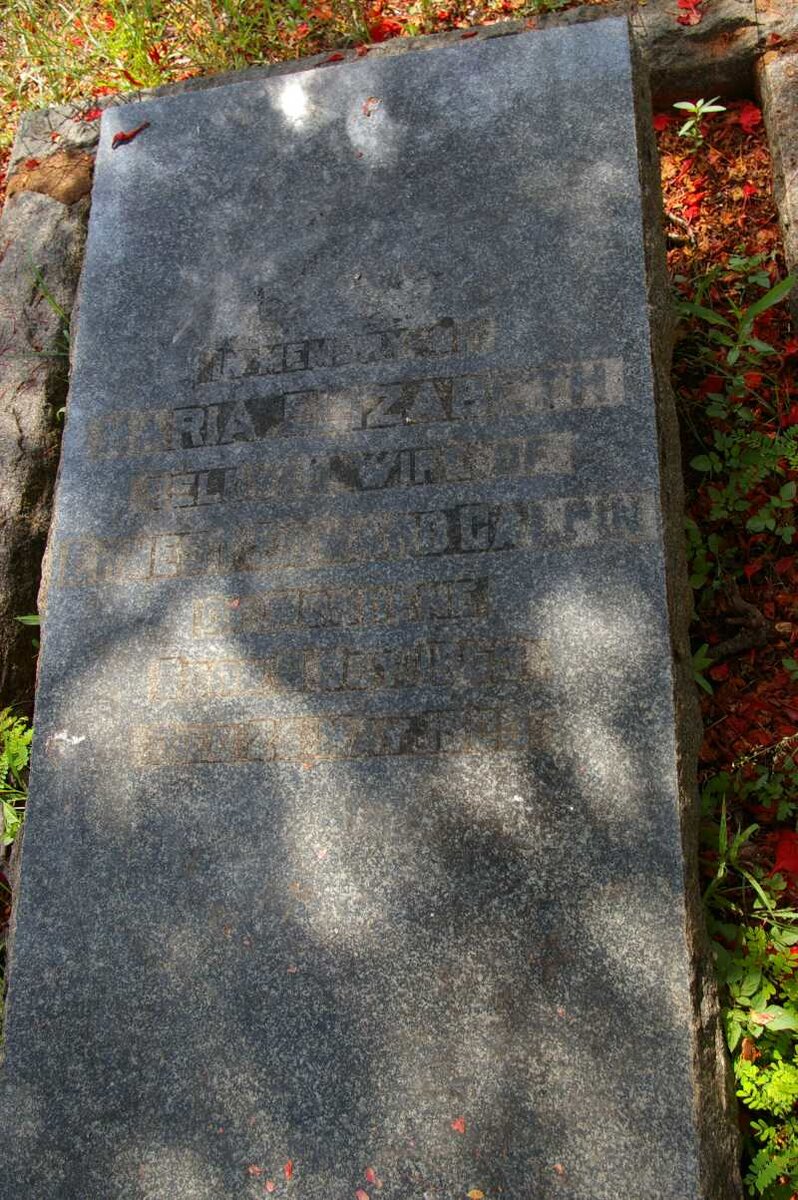 GALPIN Maria Elizabeth nee DE JONGH 1859-1933