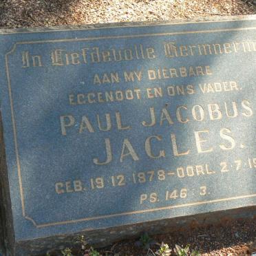 JAGLES Paul Jacobus 1878-1961