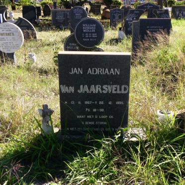 JAARSVELD Jan Adriaan, van 1957-1995