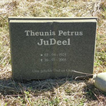 JUDEEL Theunis Petrus 1925-2005