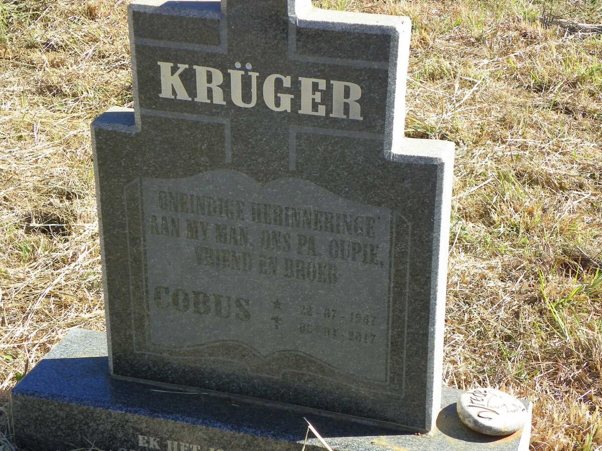 KRUGER Cobus 1947-2017