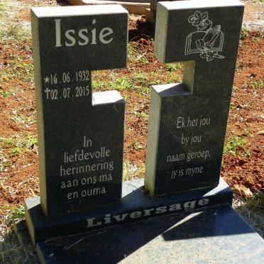 LIVERSAGE Issie 1932-2015