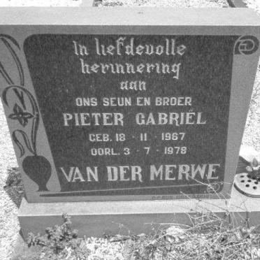MERWE Pieter Gabriel, van der 1967-1978