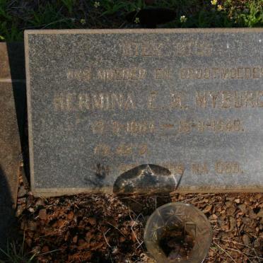 MYBURGH Hermina E.M. 18?4-1948