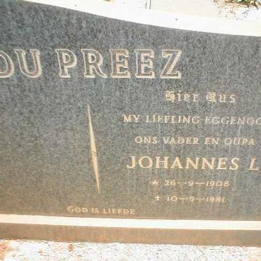 PREEZ Johannes L., du 1908-1981