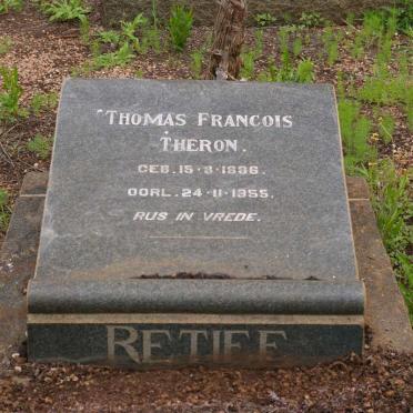 RETIEF Thomas Francois Theron 1886-1955