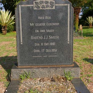 SMITH Barend J.J. 1861-1951