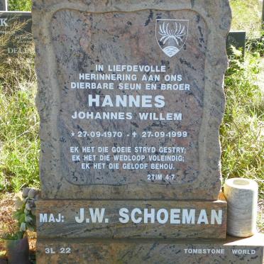 SCHOEMAN Johannes Willem 1970-1999