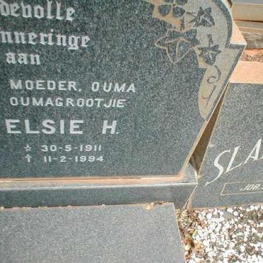 SLABBERT Elsie H. 1911-1994
