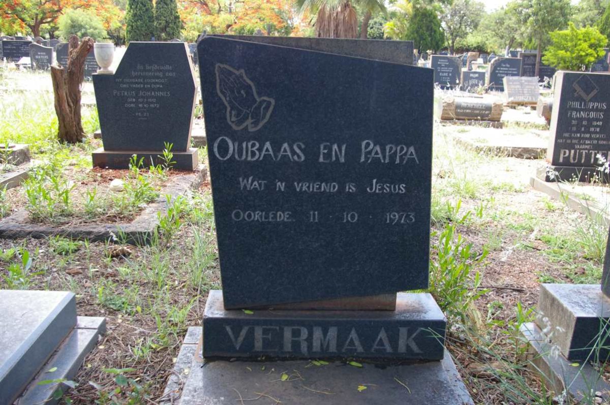 VERMAAK Oubaas -1973