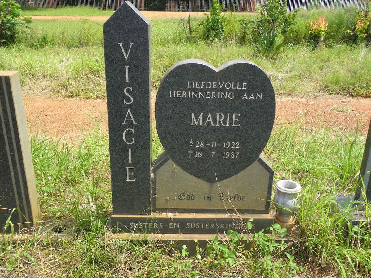 VISAGIE Marie 1922-1987