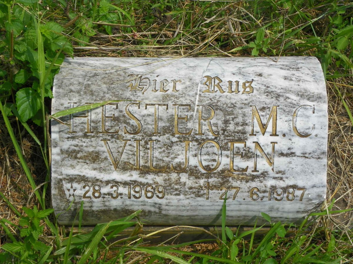 VILJOEN Hester M.C. 1969-1987