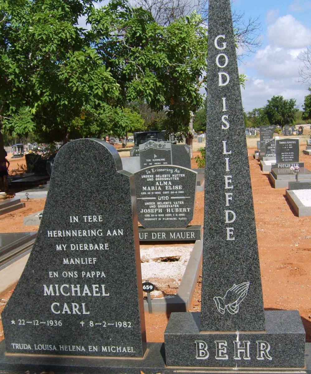 BEHR  Michael Carl 1936-1982