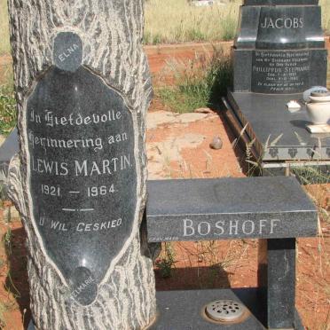 BOSHOFF Lewis Martin 1921-1964