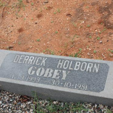 COBEY Derrick Holborn 1933-1981