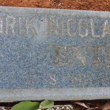 ENTRES Hendrik Nicolaas Johannes 1917-1979