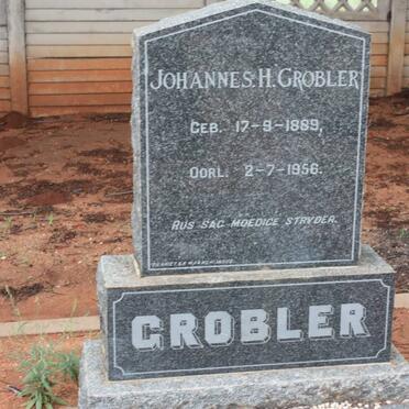 GROBLER Johannes H. 1889-1956