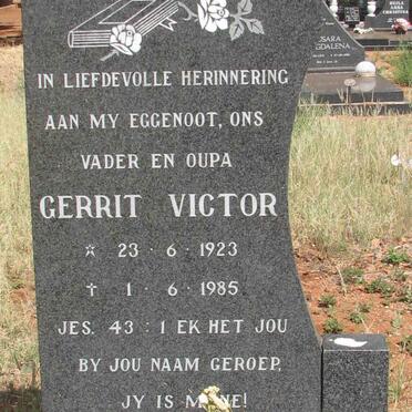 KLEINHAUS Gerrit Victor 1923-1985