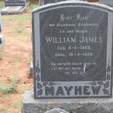 MAYHEW William James 1889-1958