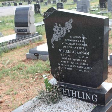 NEETHLING Willem Abraham 1947-1974